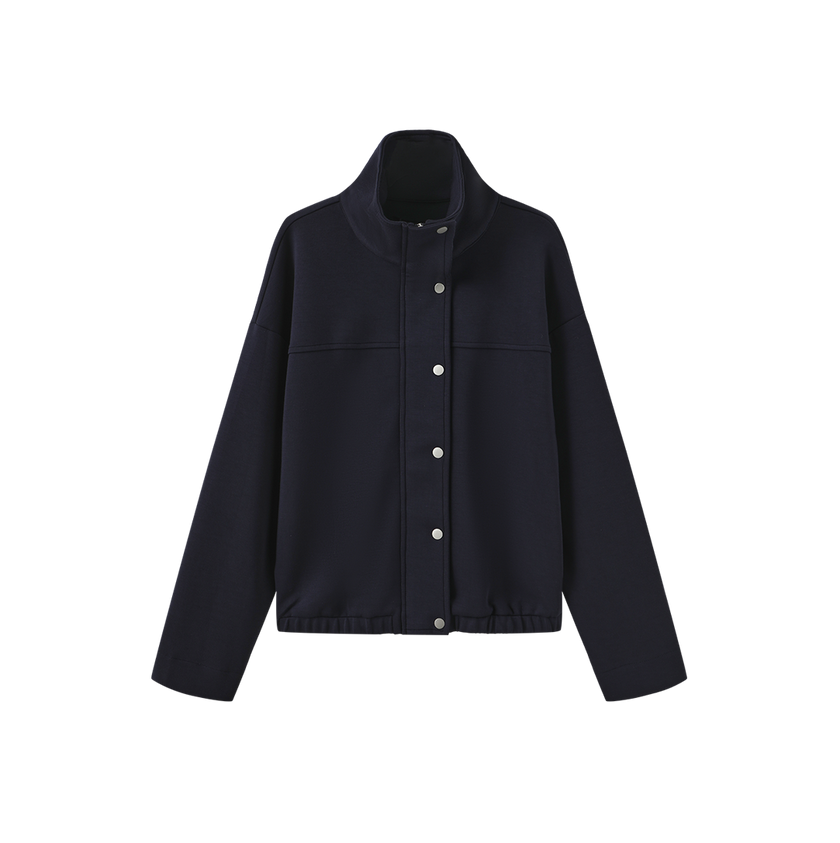 Snap Detail Sweatshirt