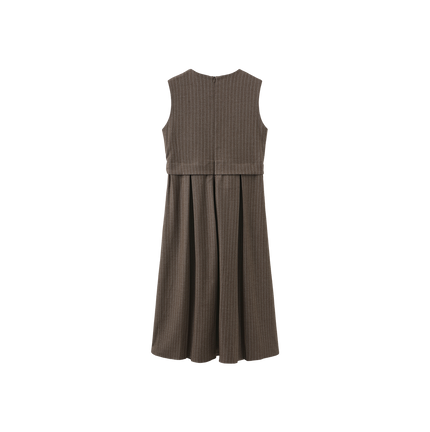 Wool A-line Vest Dress