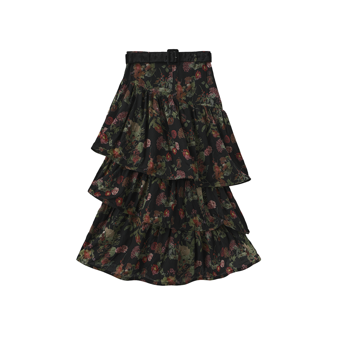 Kendal Tiered Bottom Skirt