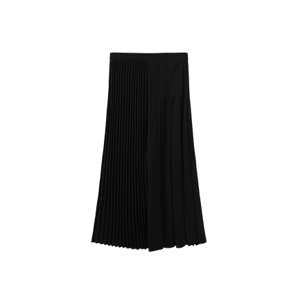 Double Pleated Band Skirt