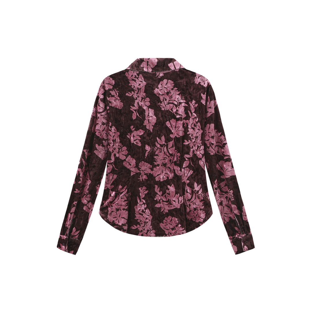 Lena Velvet Winter Blouse