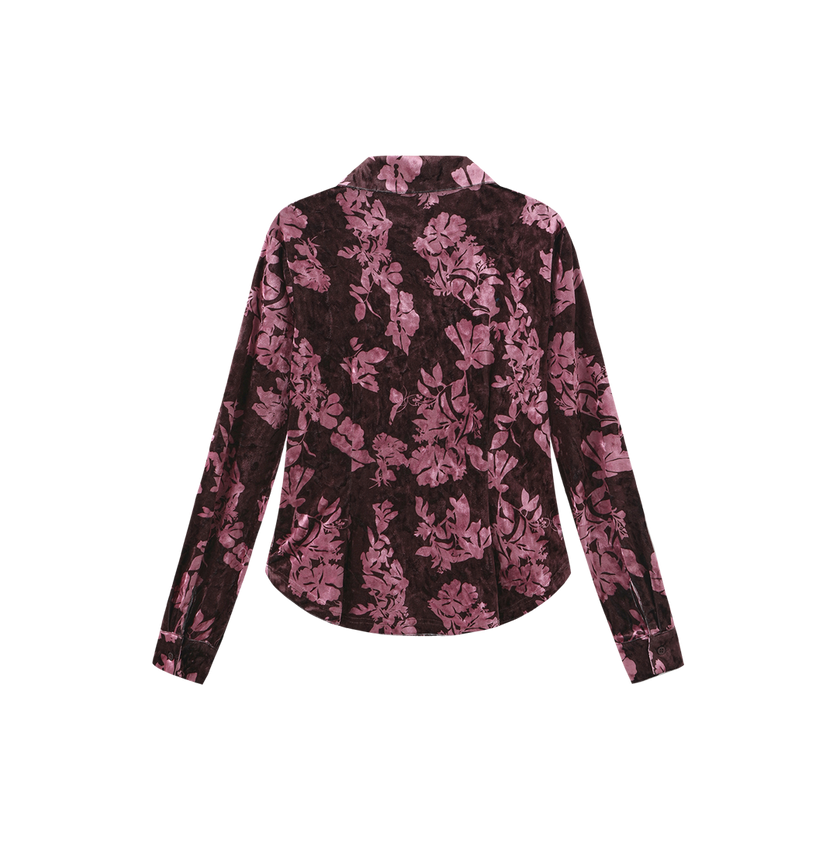 Lena Velvet Winter Blouse