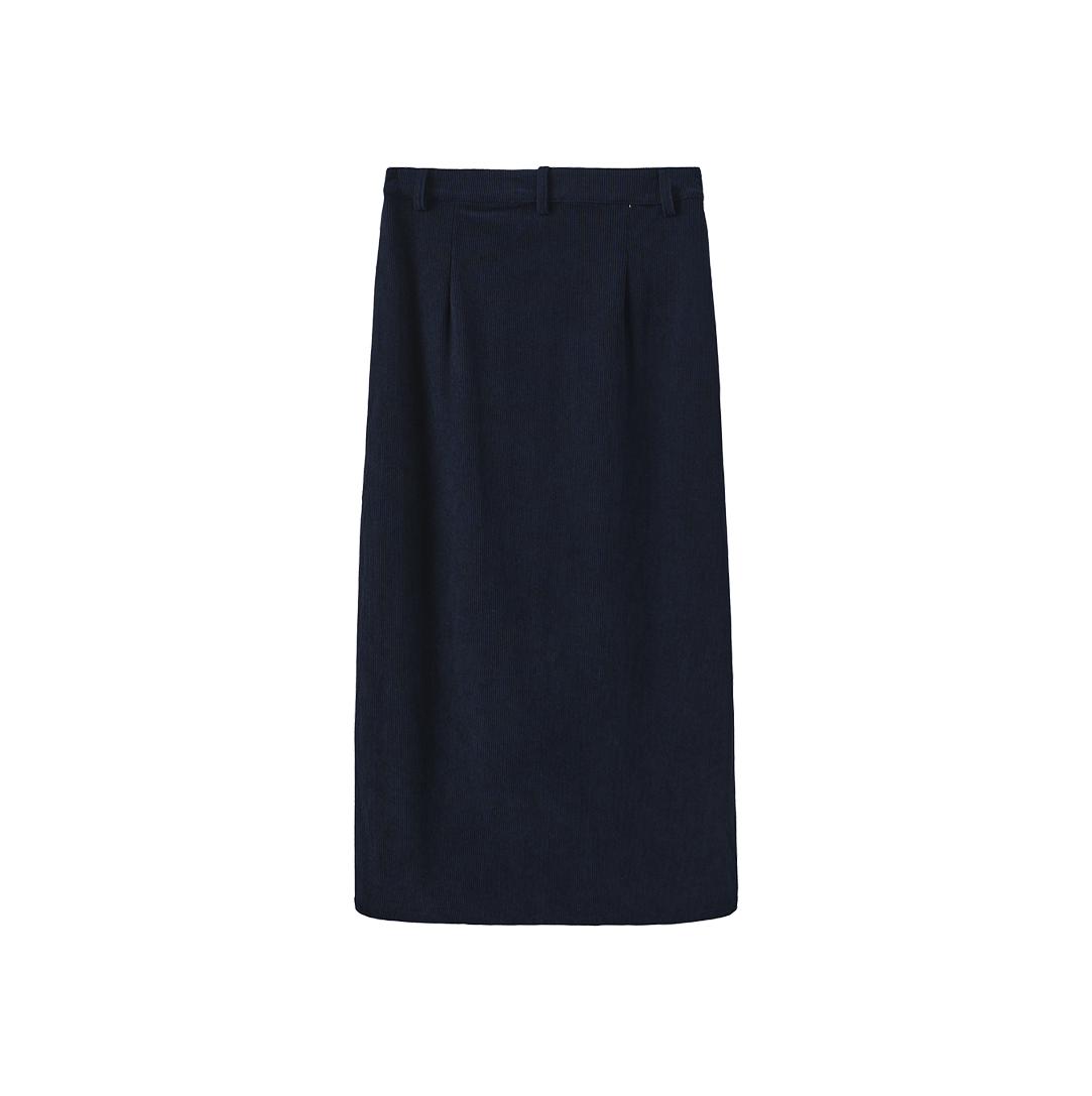 Fir Front Fly Straight Skirt