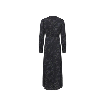 Silk Rounded Waisted Dress