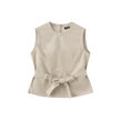 Arosa Leather Belted Vest