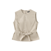 Arosa Leather Belted Vest