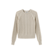 Cable Knit Ribbed Sweater