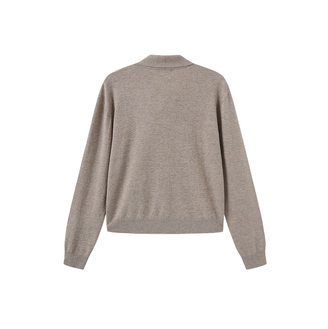 Knit Bow Neck Sweater