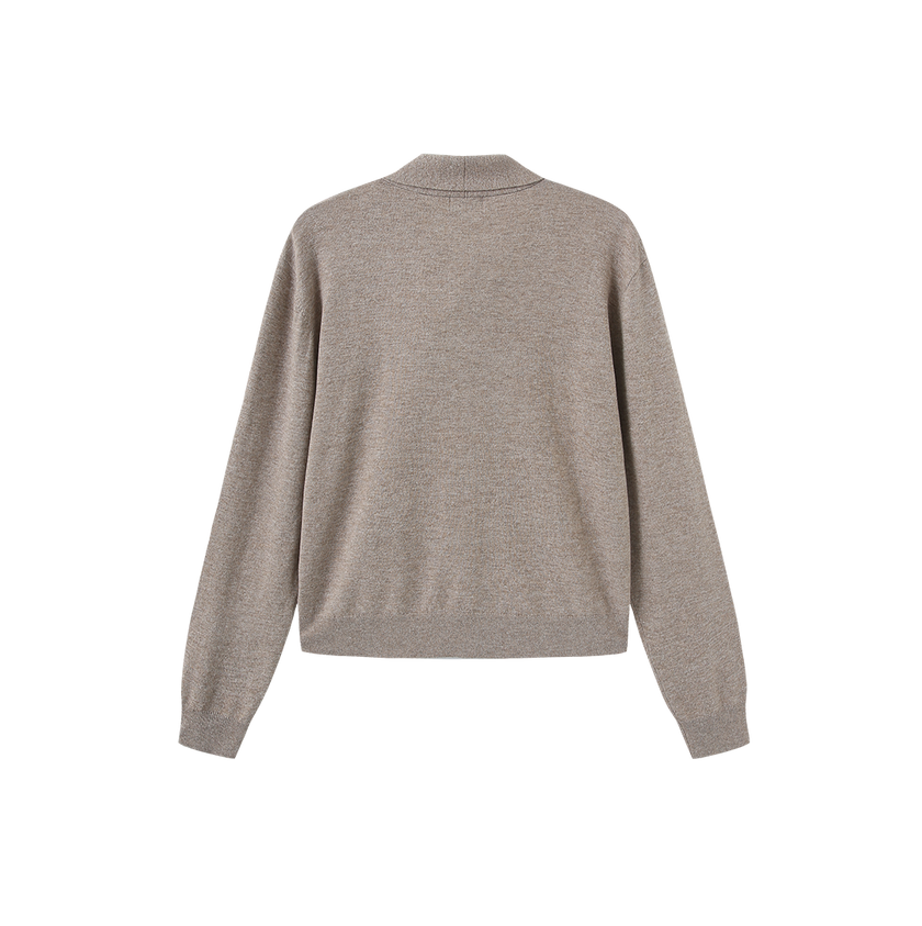 Knit Bow Neck Sweater