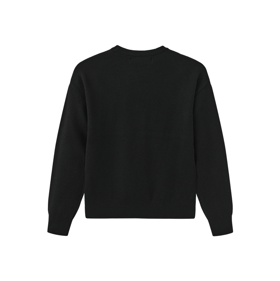 Textured Flower Sweater