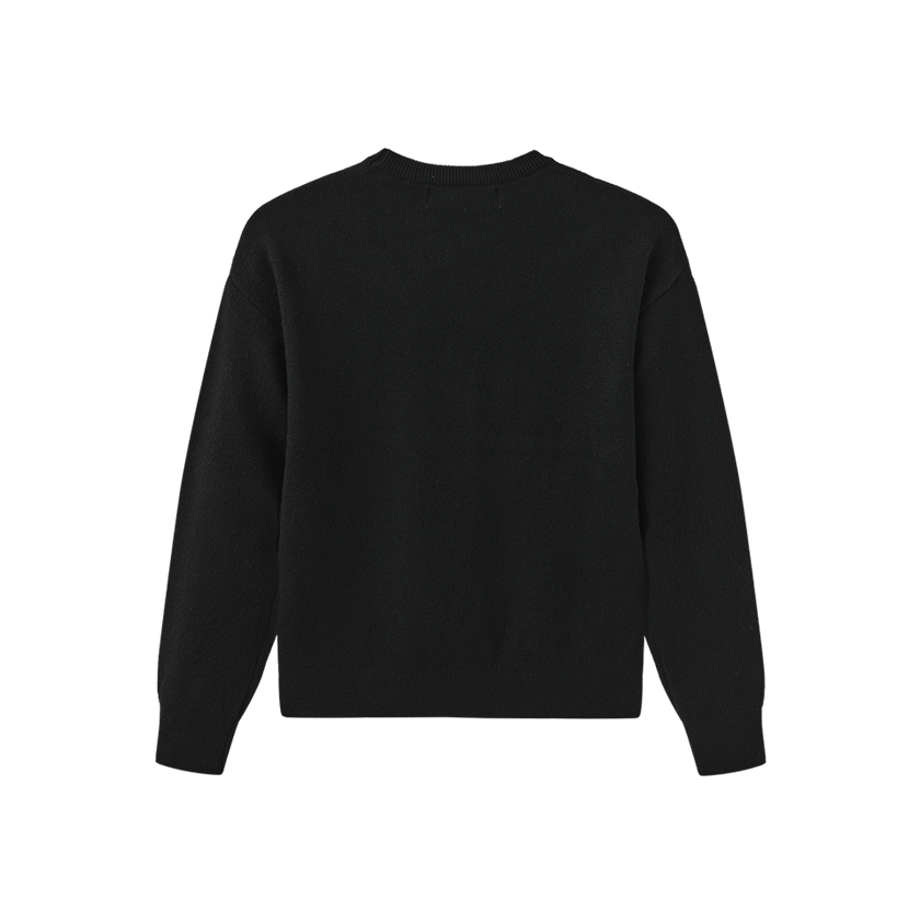 Textured Flower Sweater