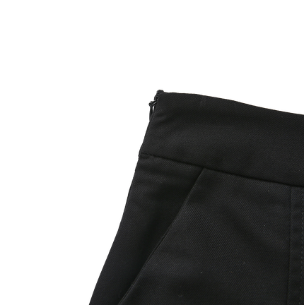 Pez Wool Box Pleated Skirt