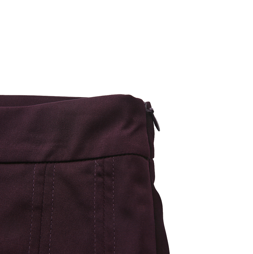 Double Pleated Band Skirt