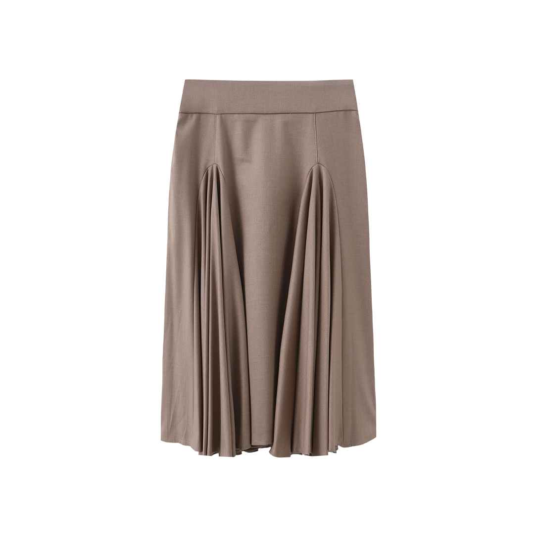 Wane Wool Open Panel Skirt