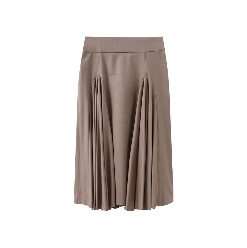 Wane Wool Open Panel Skirt