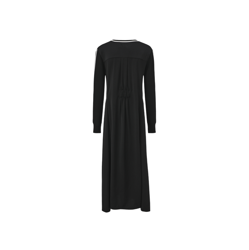 Tone On Tone Silk Knit Dress