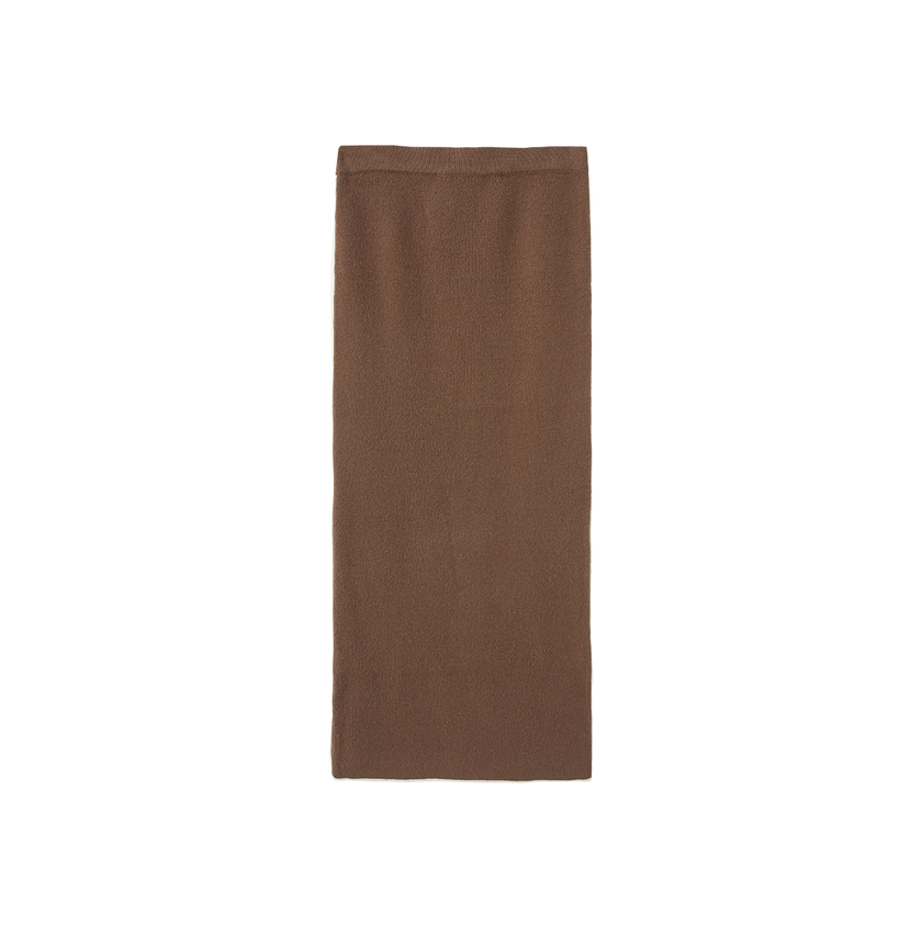 York Trimming Knit Maxi Skirt