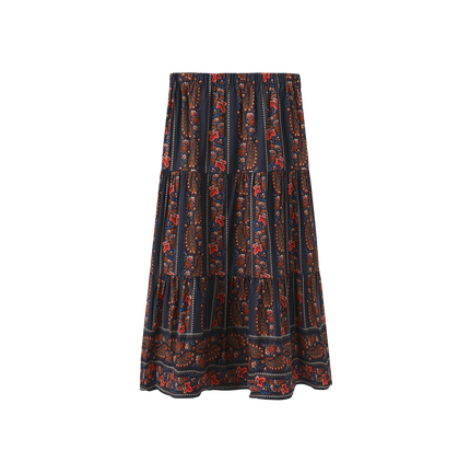 Suzie Printed Tiered Skirt