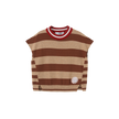 Wide Striped Knit Vest