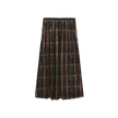 Eton Velvet Accordian Pleated Skirt