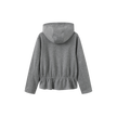 Elastic Zip Up Hoodie