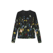 Floral Cable Knit Top