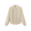 Eyelet Trim Blouse