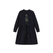 Tanvi Contrast Neck Dress