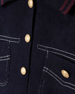 Dion Knit Stitching Detailed Blazer