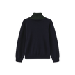 Tanvi Contrast Neck Turtleneck