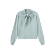 Knit Bow Neck Sweater