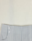 Cotton Pinstriped Shirt And Shorts