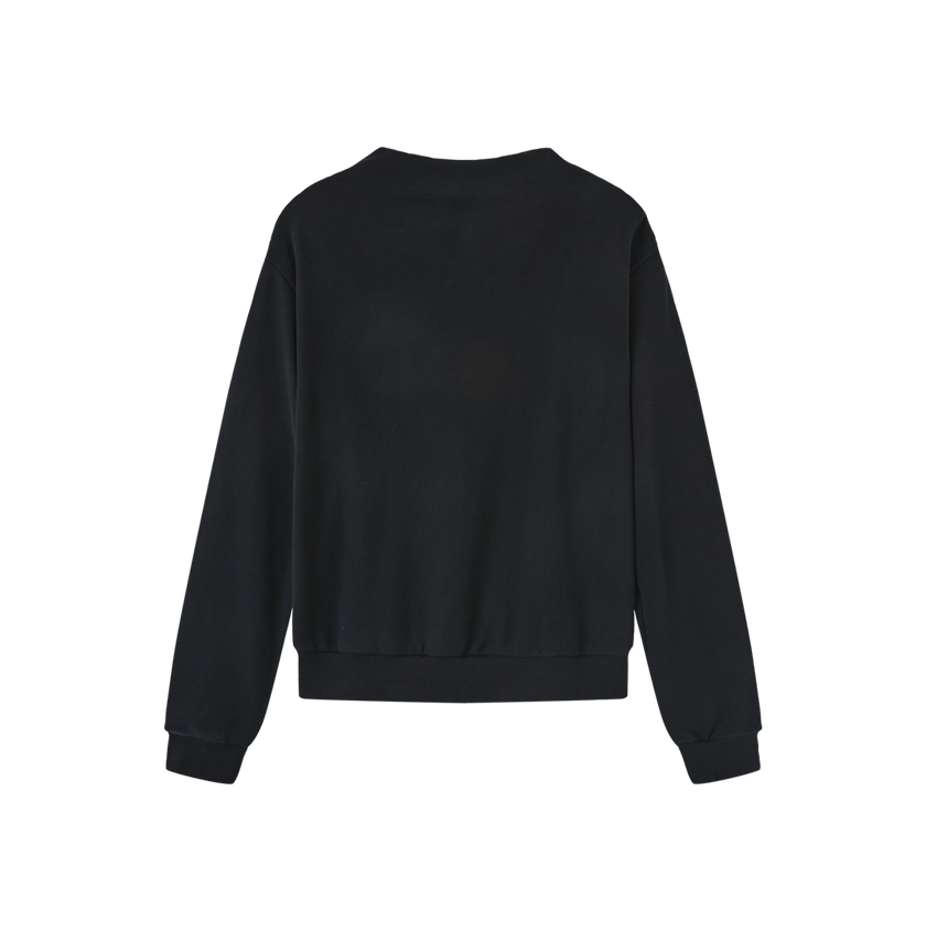 Shoulder Button Sweatshirt