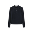 Cable Knit Polo Sweater