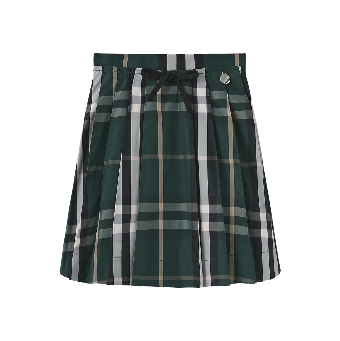 Breed Plaid Print Skirt