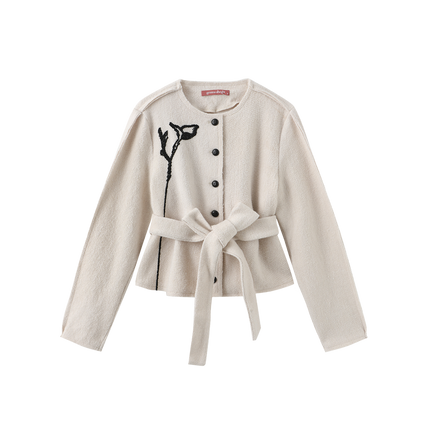 Avon Wool Flower Blazer