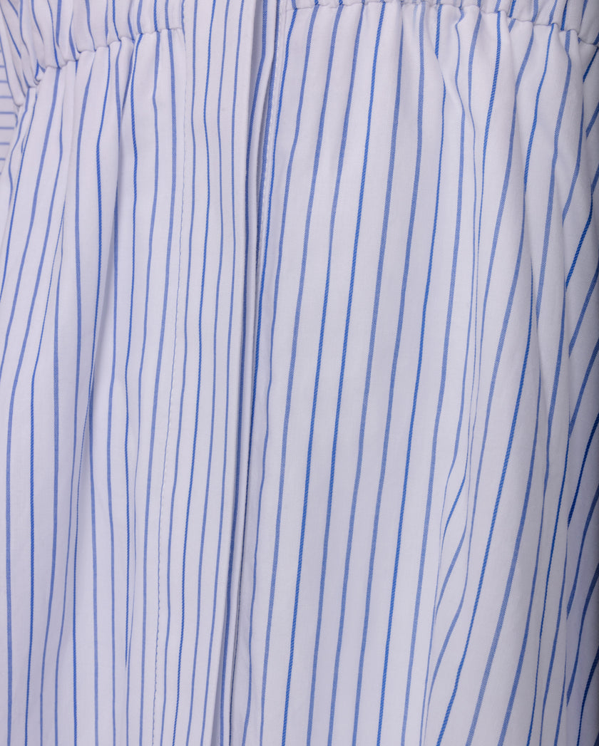 Poplin Striped Maxi Dress