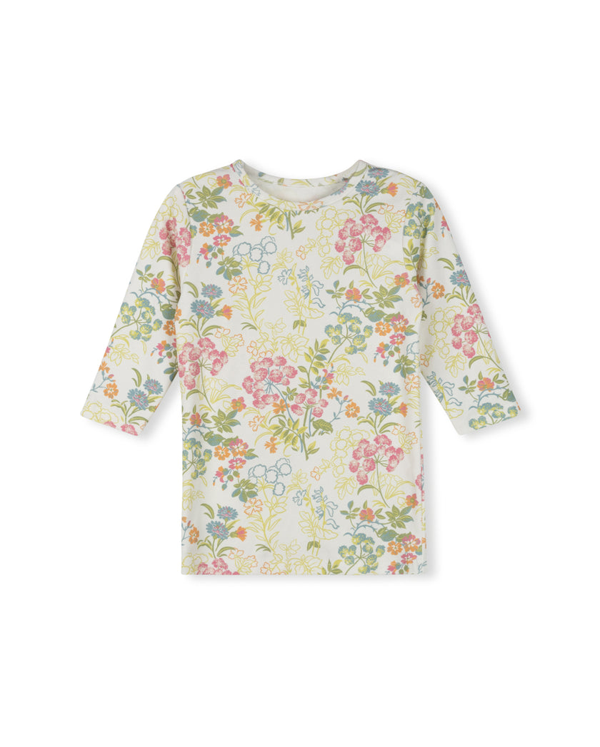 Small Print Fitted Tee