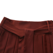 Self Tie Pleated Skirt