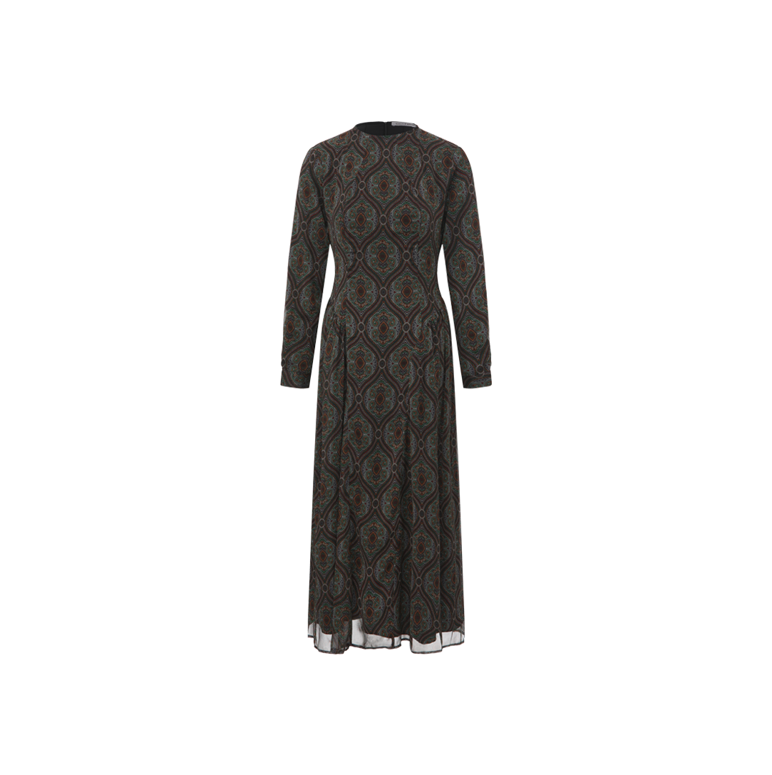 Fitted Full Printed Dress