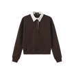 Elma Velvet Trimmed Scuba Sweatshirt