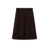 Pez Wool Box Pleated Skirt