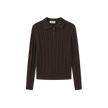 Cable Knit Polo Sweater