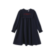 Pilro Wool Embroidered Bib Dress