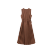 Elastic Waist Drop Pleated Jumper