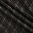 Belted Plaid Wool Skirt