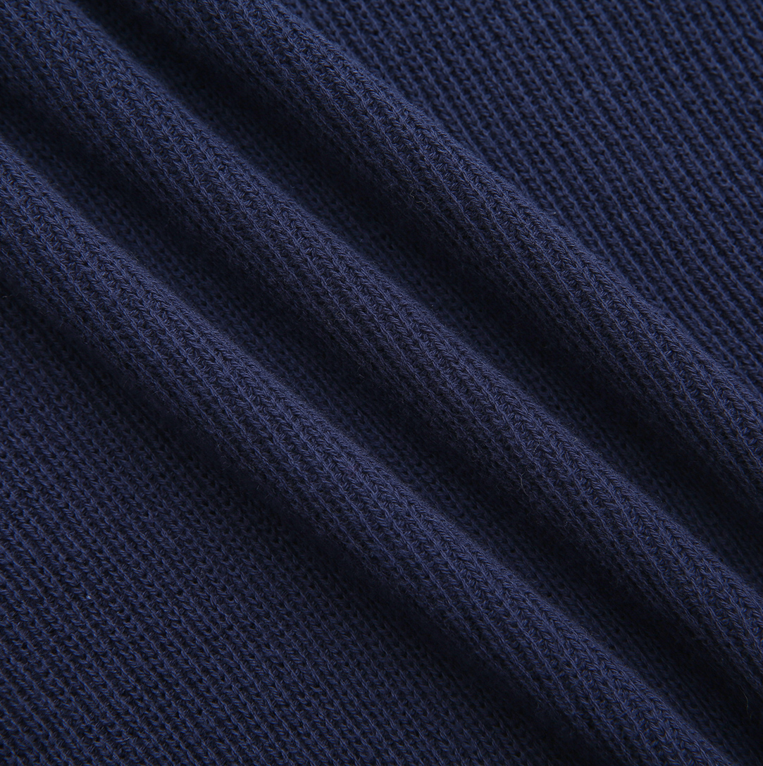 Piko Ribbed Knit Trim Sweater