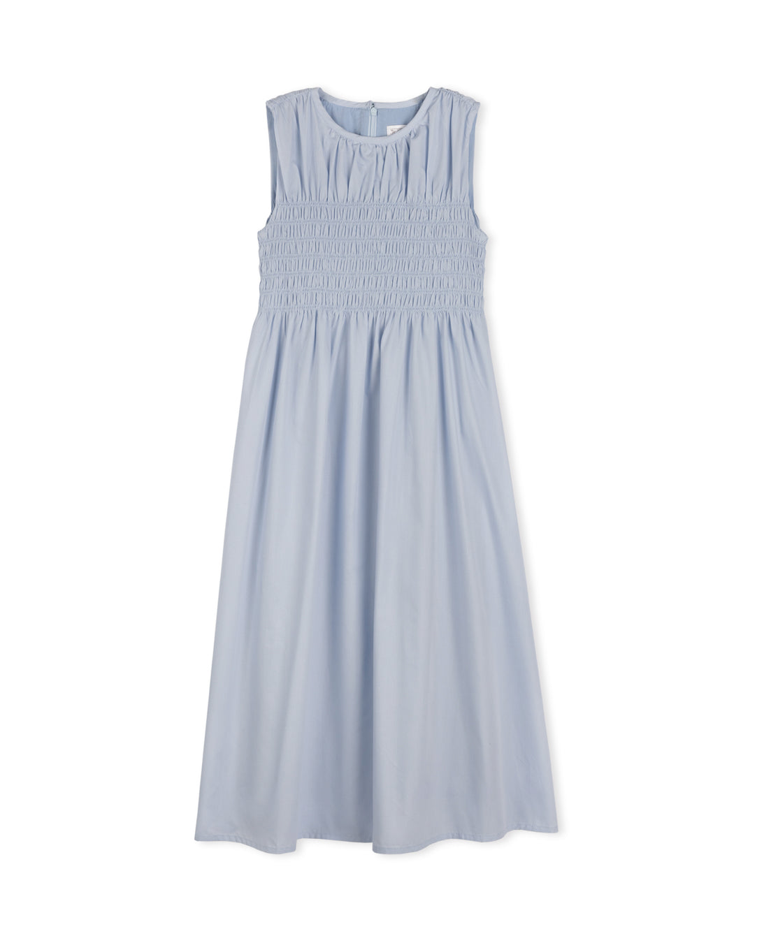 Gathered Tiered Detailed Poplin Midi Jumper