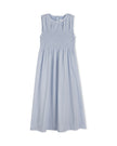 Gathered Tiered Detailed Poplin Midi Jumper
