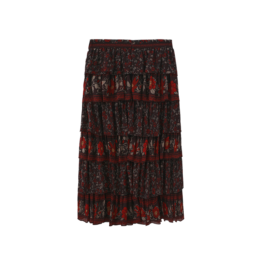 Chelsea Floral Ruffle Skirt
